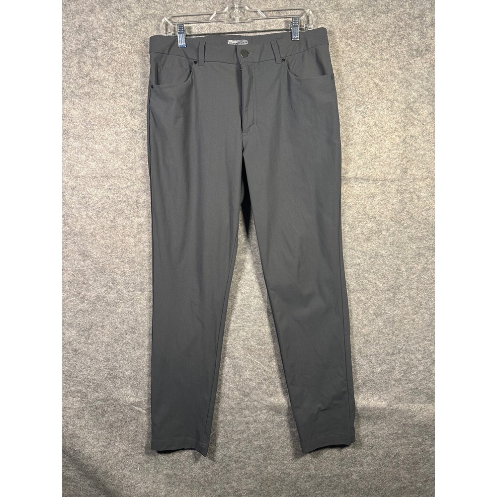 VRST Mens Slim Gray Athletic‎ Golf Pants Size 34x32